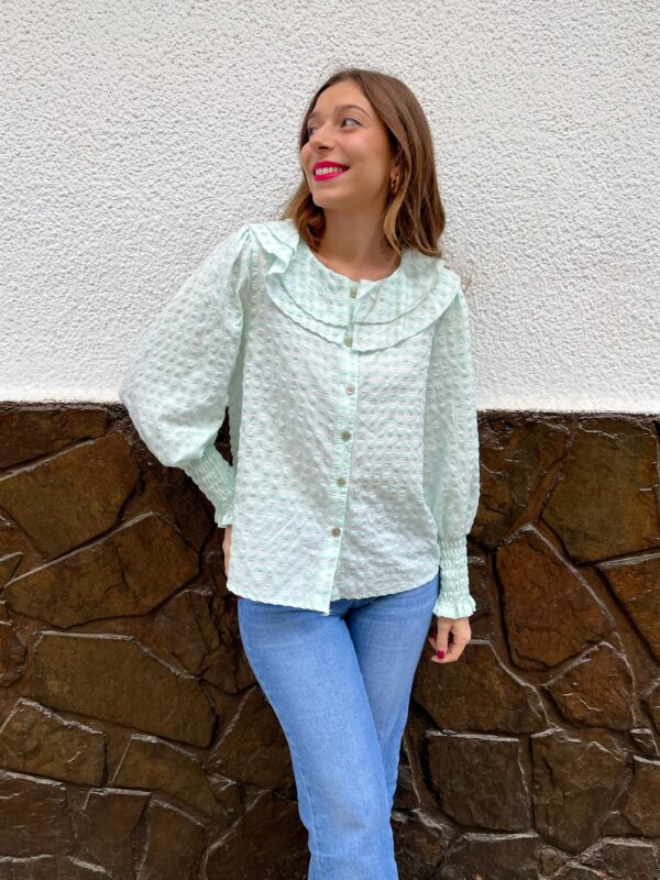 Camisa Latte Menta - Imagen 3