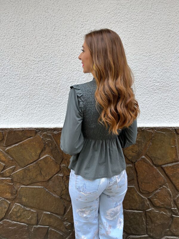 Blusa Manuela Gris - Imagen 3