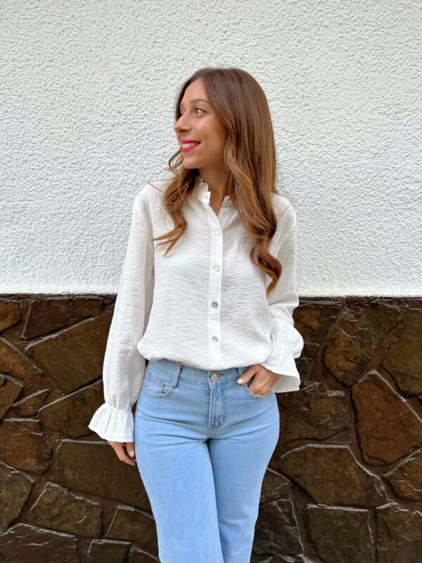 Camisa Fluida Blanca - Imagen 2