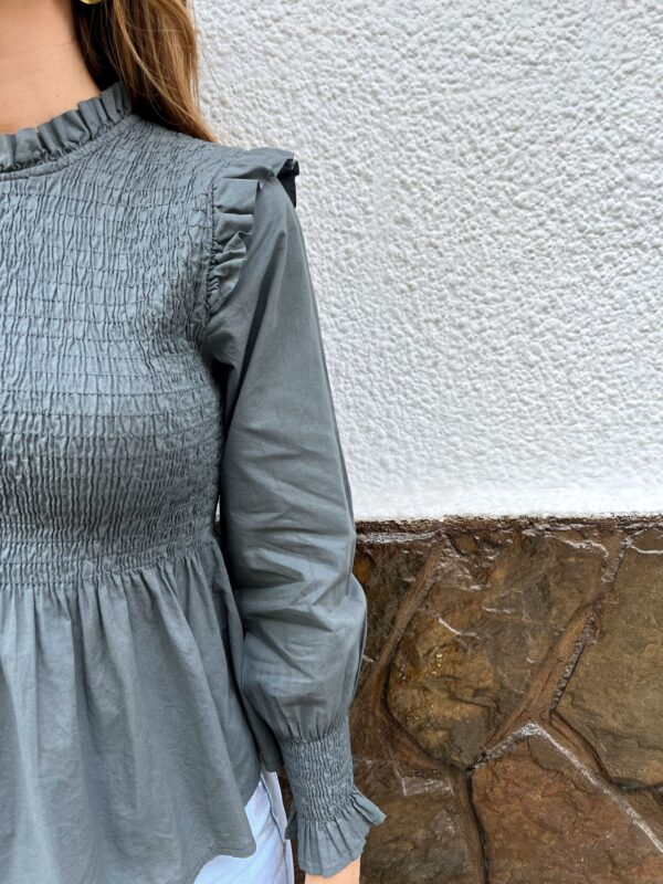 Blusa Manuela Gris - Imagen 2