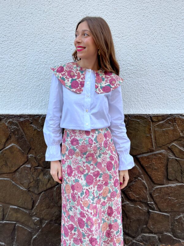 Camisa Flower Rosa - Imagen 4