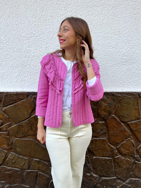 Chaqueta Zoido Rosa Chicle - Imagen 5