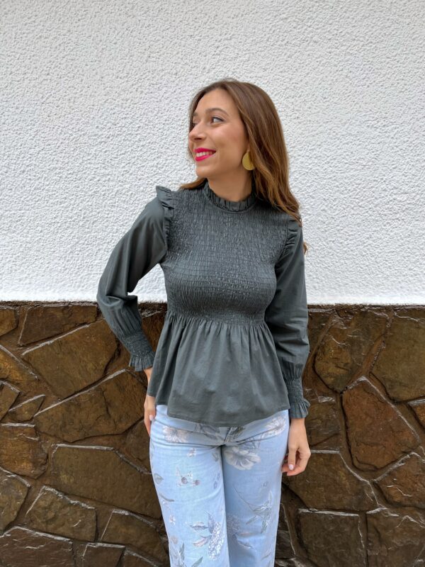 Blusa Manuela Gris - Imagen 4