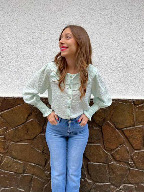 Camisa Latte Menta - Imagen 5