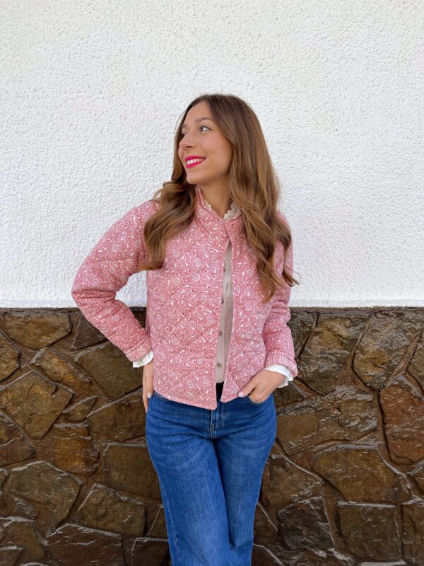 Chaqueta Guata Rosa