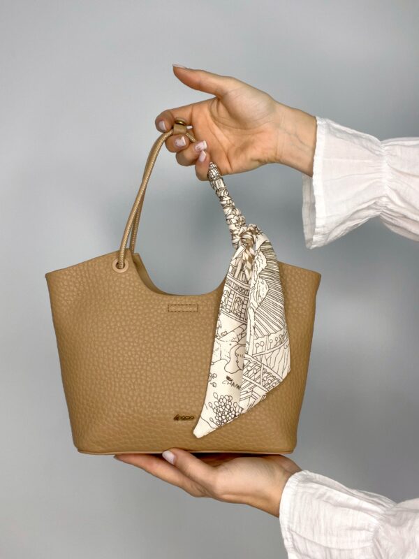 Bolso Pañuelo Beige - Imagen 3