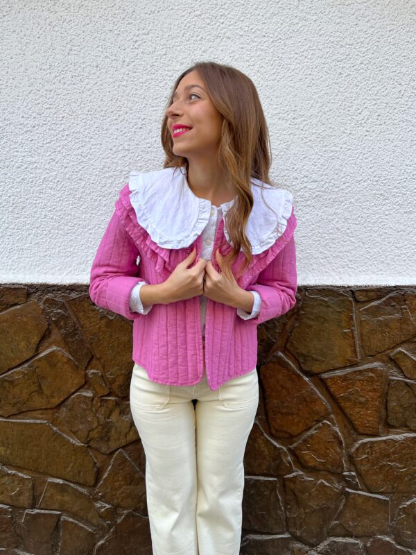 Chaqueta Zoido Rosa Chicle - Imagen 6