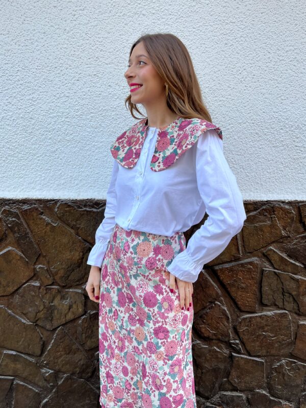 Camisa Flower Rosa - Imagen 3