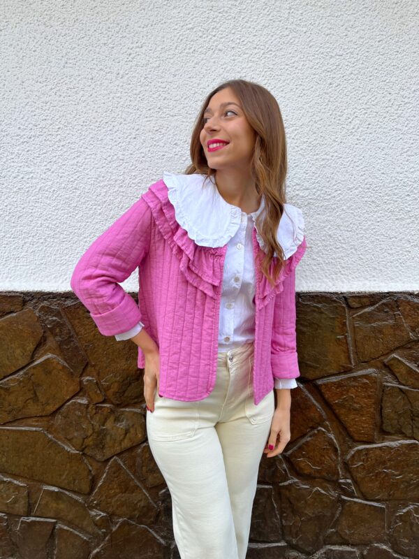 Chaqueta Zoido Rosa Chicle - Imagen 4