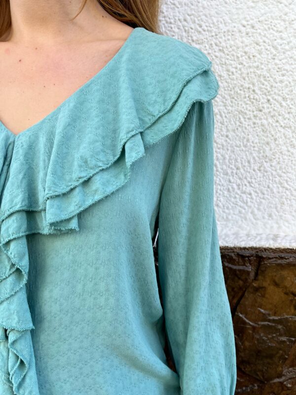 Blusa Blumen Aguamarina - Imagen 2