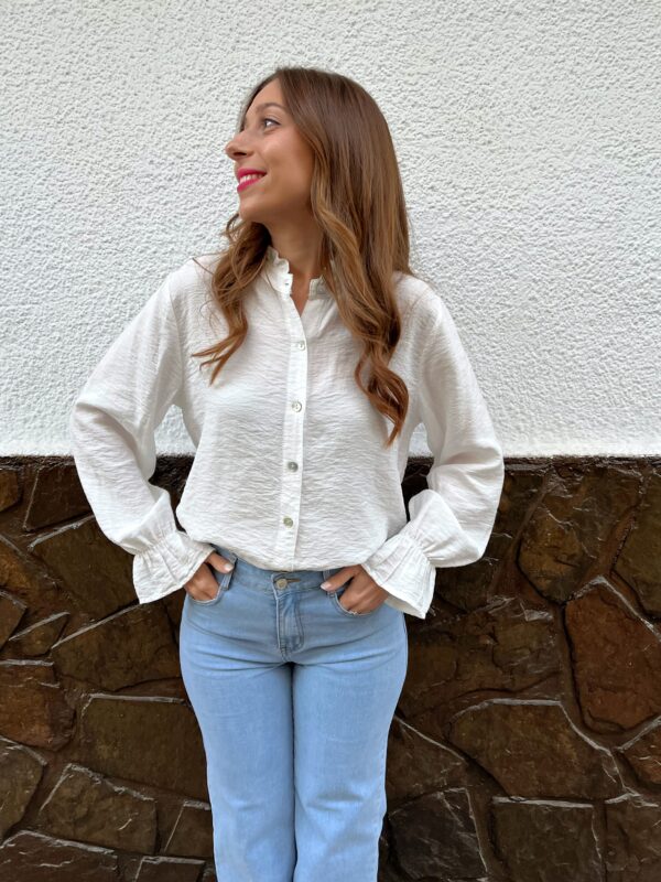 Camisa Fluida Blanca - Imagen 3