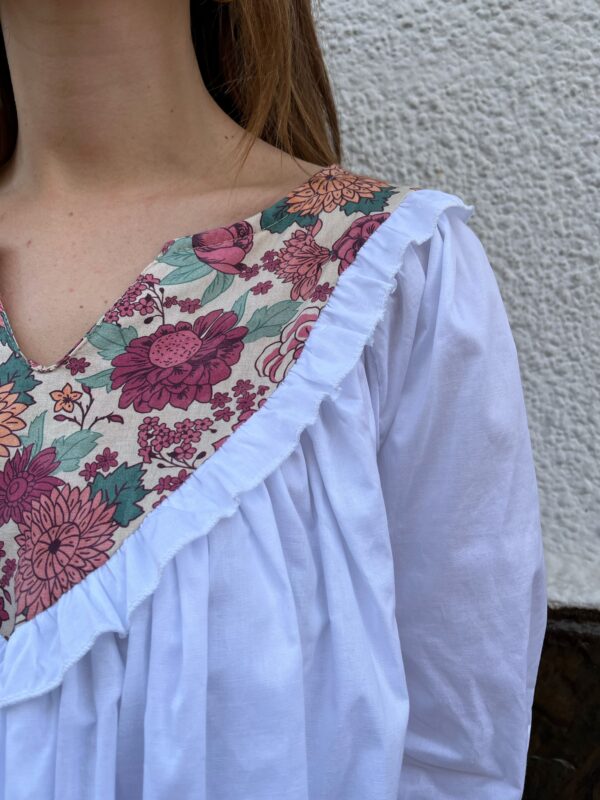 Blusa Flower Rosa - Imagen 2