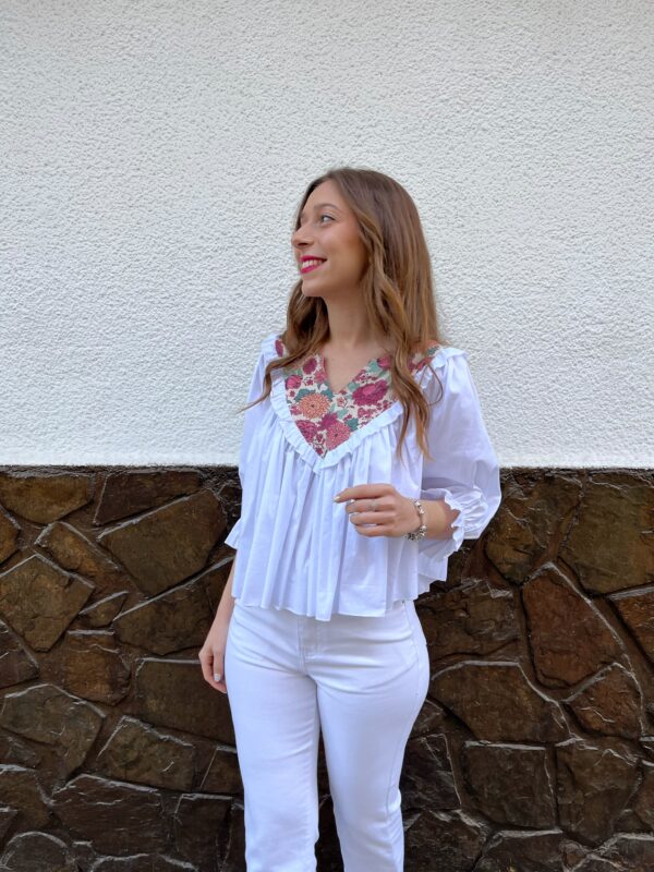 Blusa Flower Rosa - Imagen 5