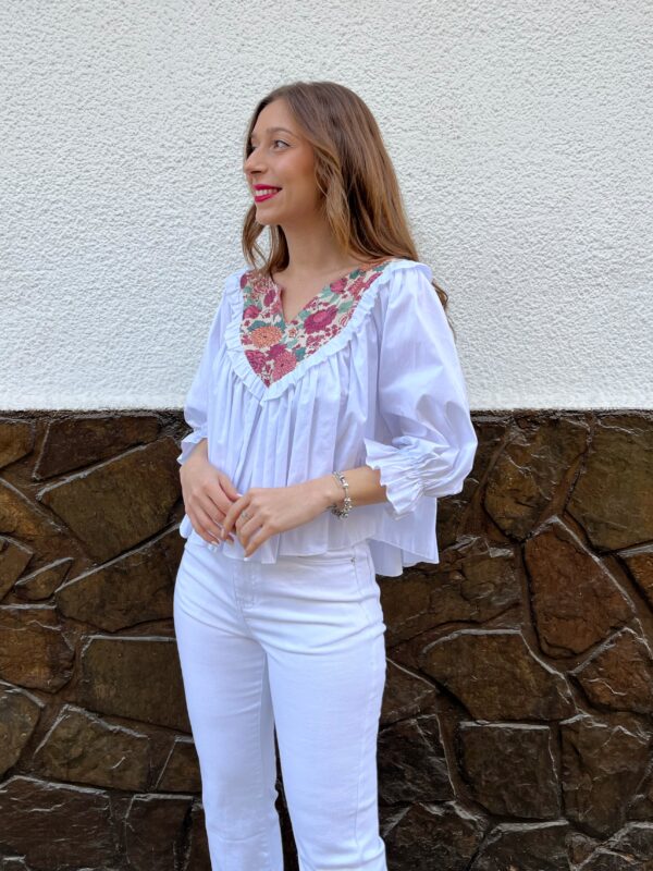 Blusa Flower Rosa