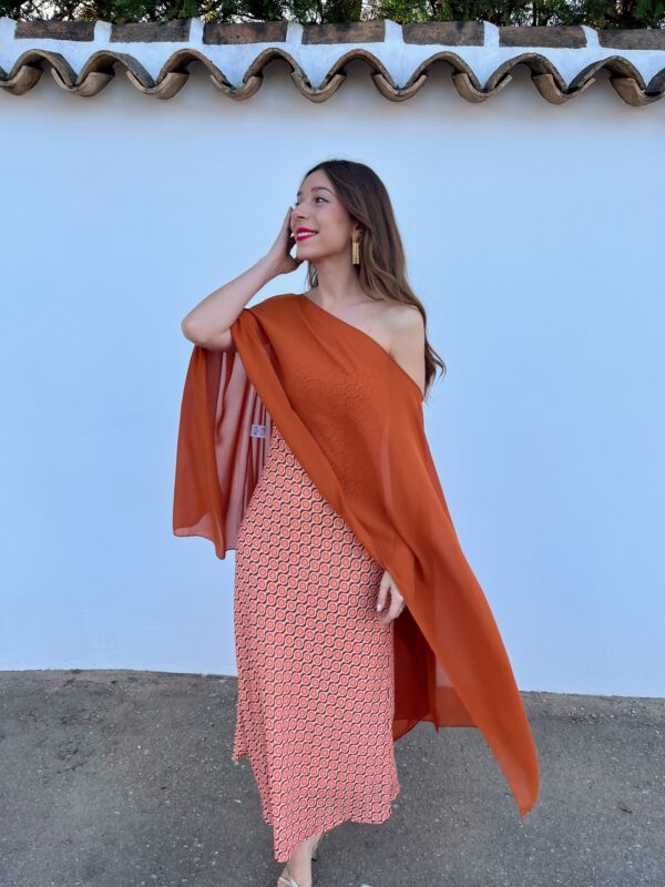 Vestido Soleá Naranja - Imagen 4