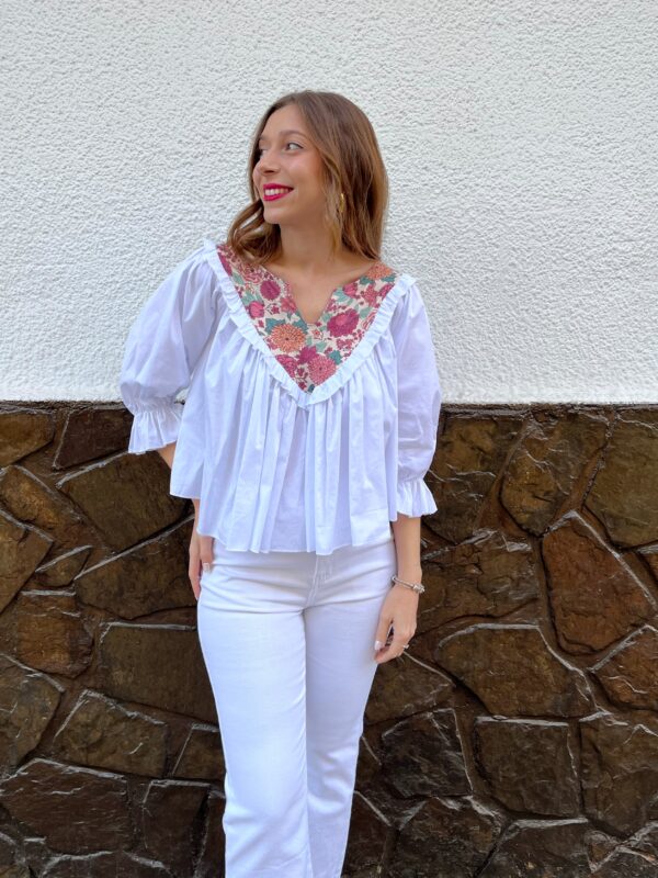 Blusa Flower Rosa - Imagen 4