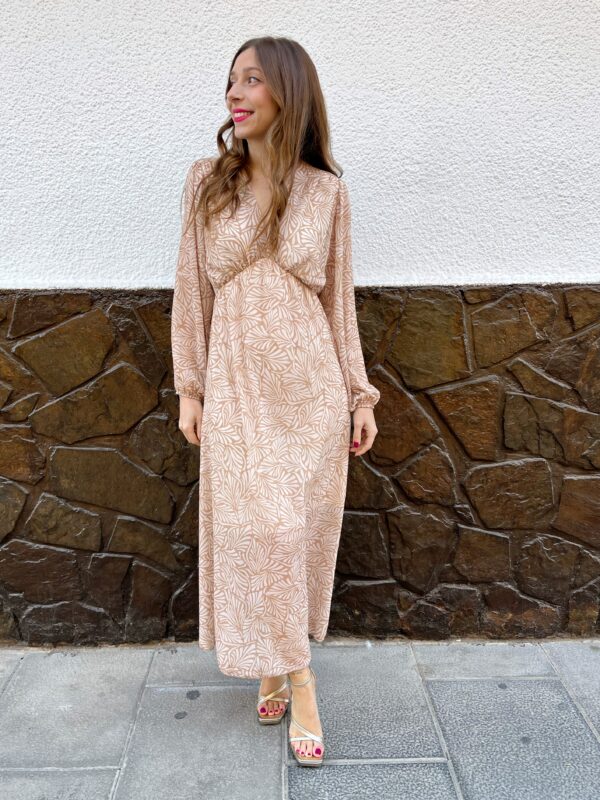 Vestido Sarao Beige - Imagen 6