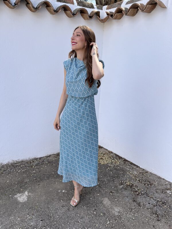 Vestido Montequinto Azul - Imagen 3