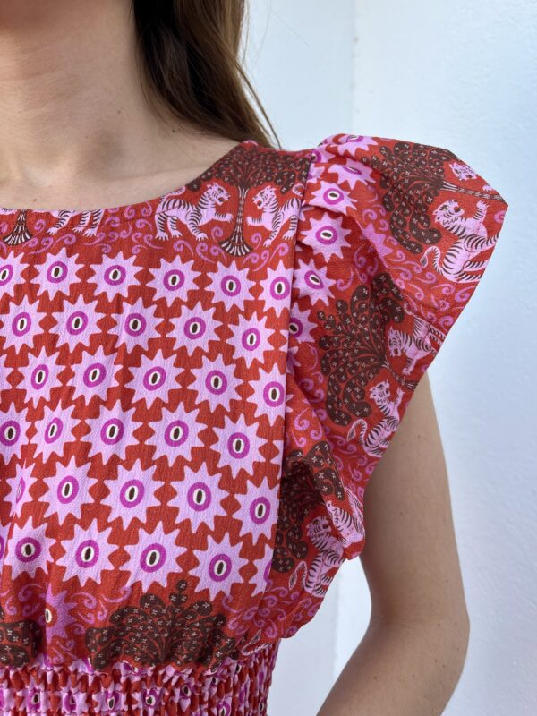 Vestido Jaén Rosa - Imagen 2