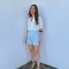 Short Rayas Azul - Imagen 2