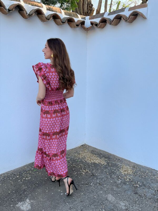 Vestido Jaén Rosa - Imagen 3
