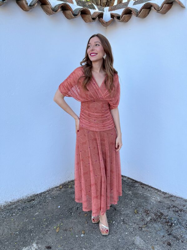 Vestido Catalina Naranja - Imagen 6