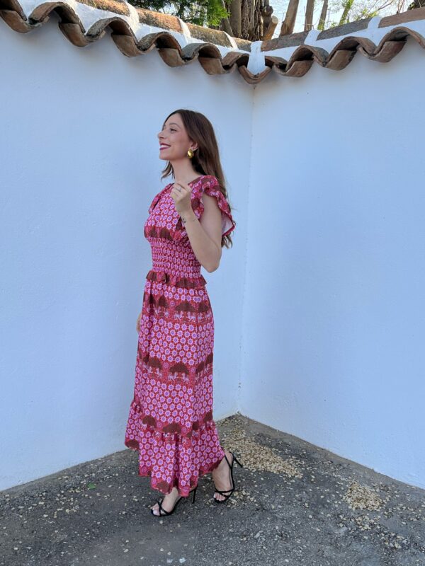 Vestido Jaén Rosa - Imagen 4