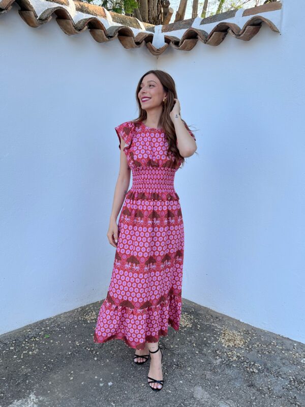 Vestido Jaén Rosa - Imagen 5