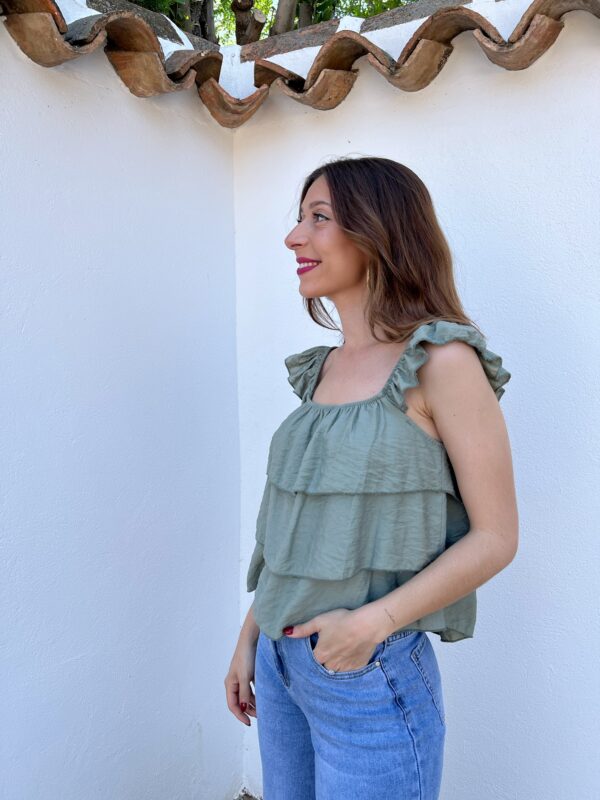 Top Camelia Verde - Imagen 5
