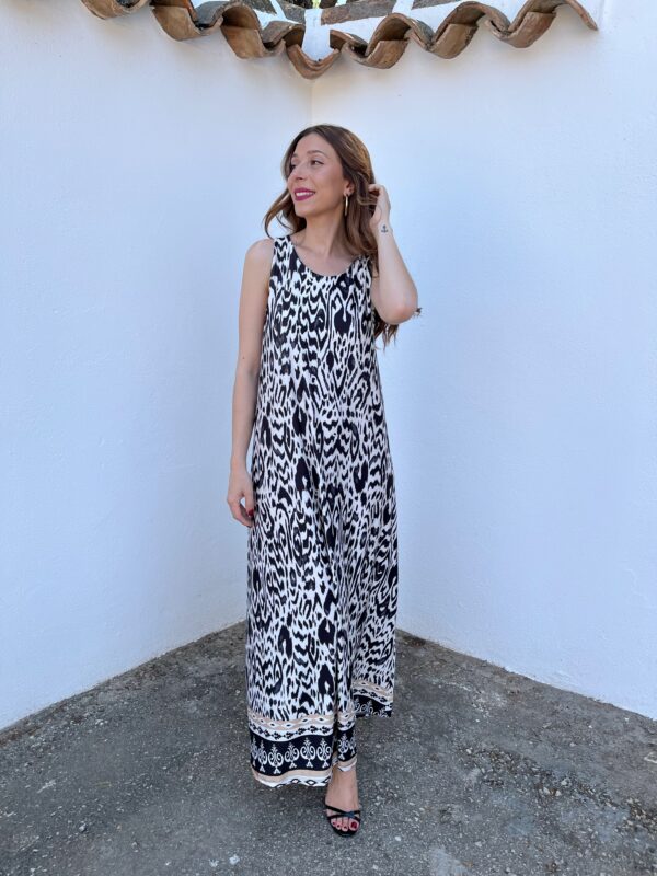 Vestido Licra Fría Negro