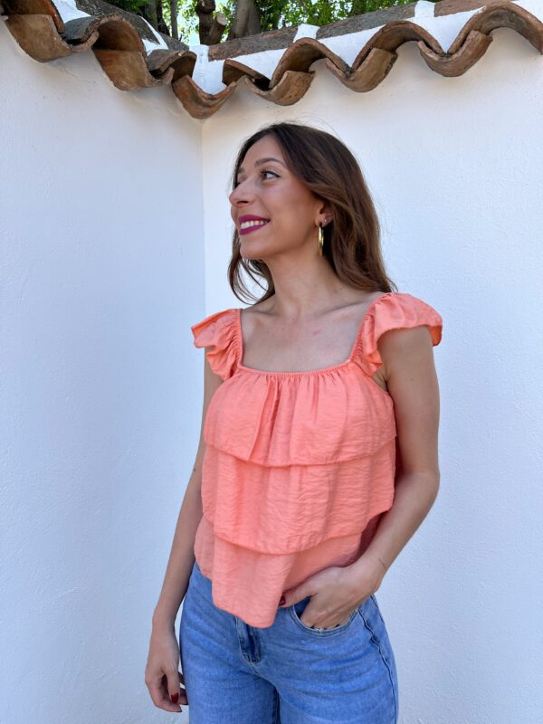 Top Camelia Coral - Imagen 5