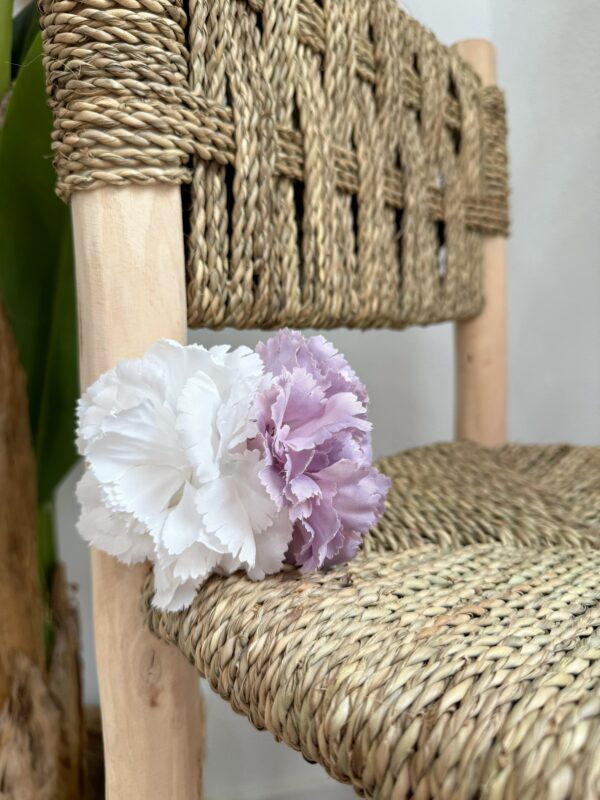 Peineta Clavel Mixto Lila
