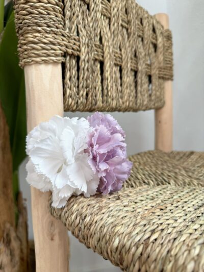 Peineta Clavel Mixto Lila