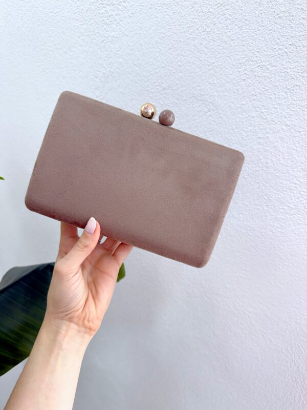 Cartera Ante Taupé