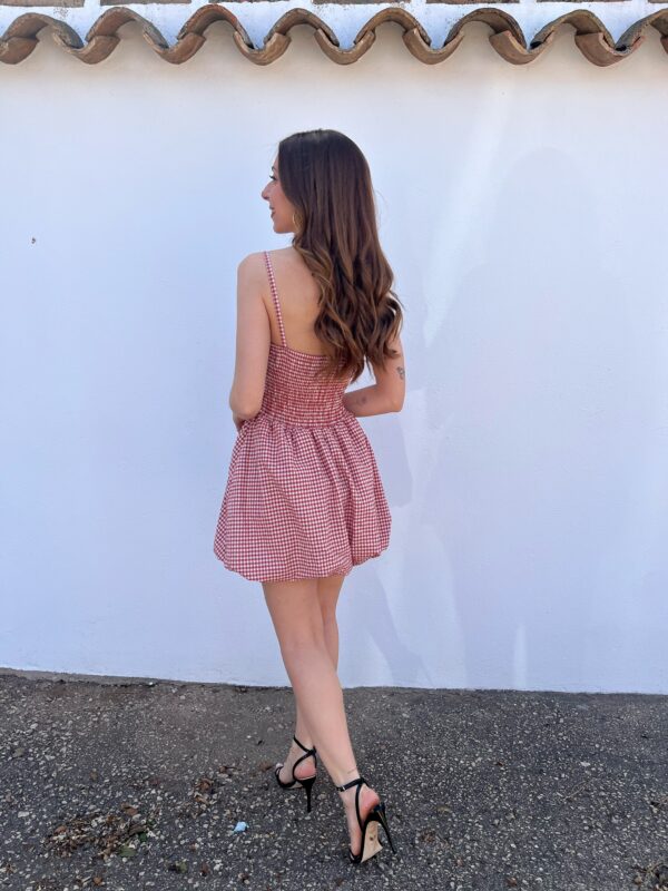 Vestido Globo Teja - Imagen 4