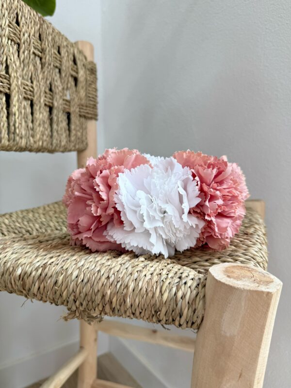 Clavel Triple Mixto Rosa Palo
