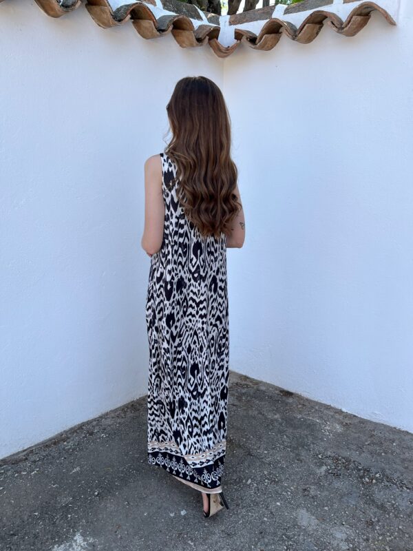 Vestido Licra Fría Negro - Imagen 3