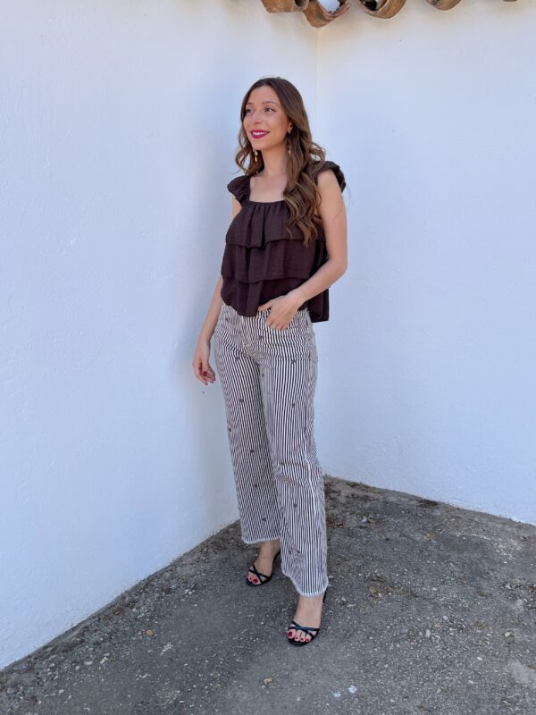 Pantalón Rayas Choco - Imagen 5