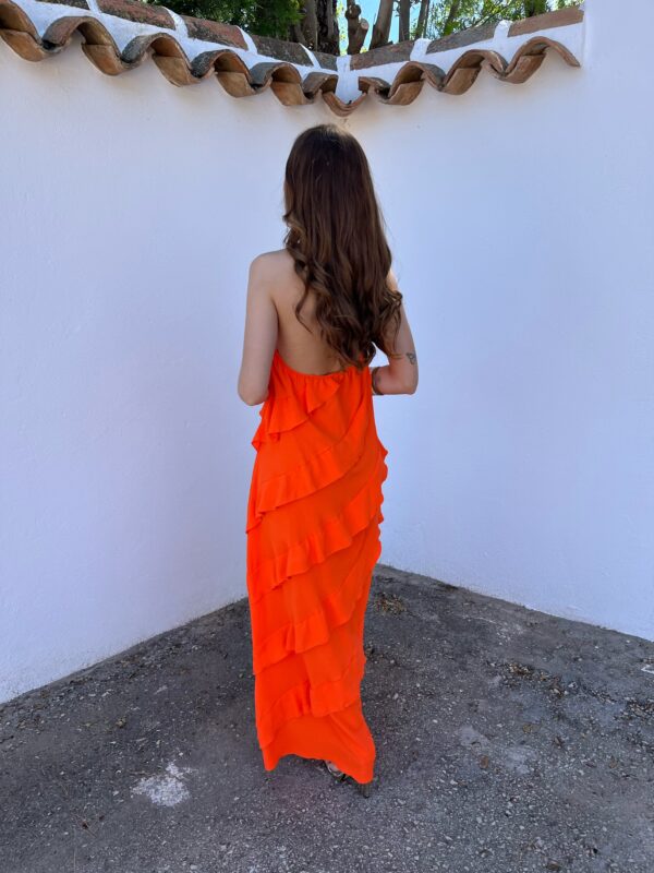Vestido Kiara Naranja - Imagen 7