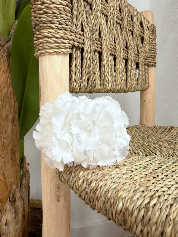 Peineta Clavel Blanco
