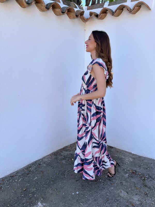 Vestido Ninoska Rosa - Imagen 3