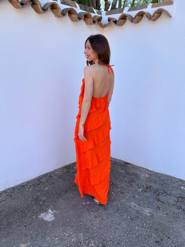 Vestido Kiara Naranja - Imagen 4