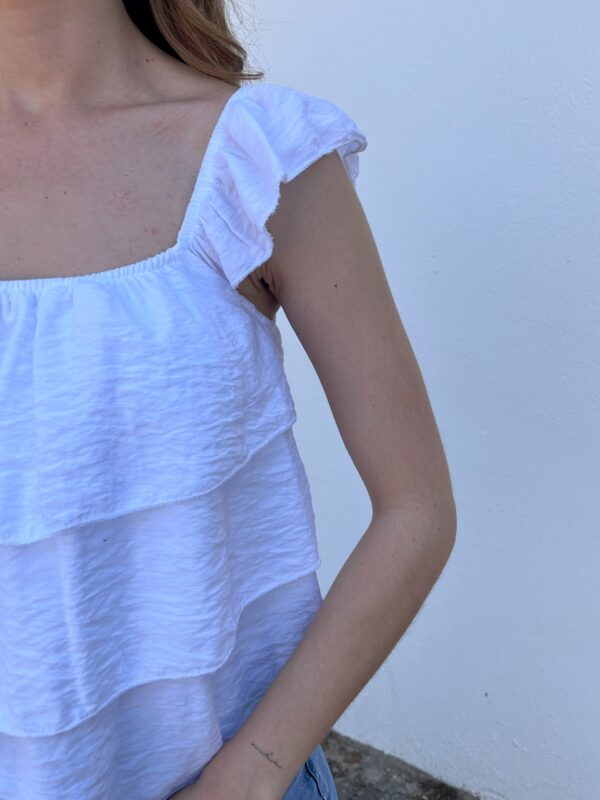 Top Camelia Blanco - Imagen 2