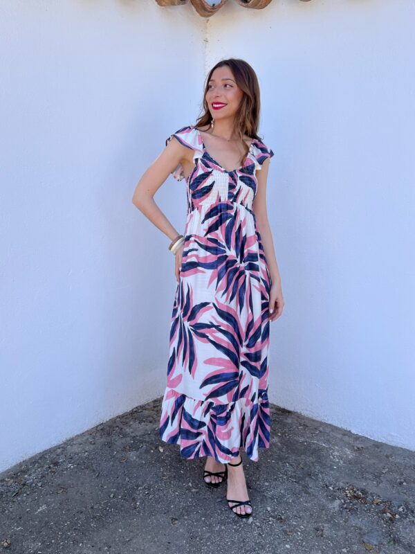 Vestido Ninoska Rosa - Imagen 7