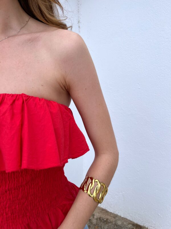 Top Volantes Rojo - Imagen 2