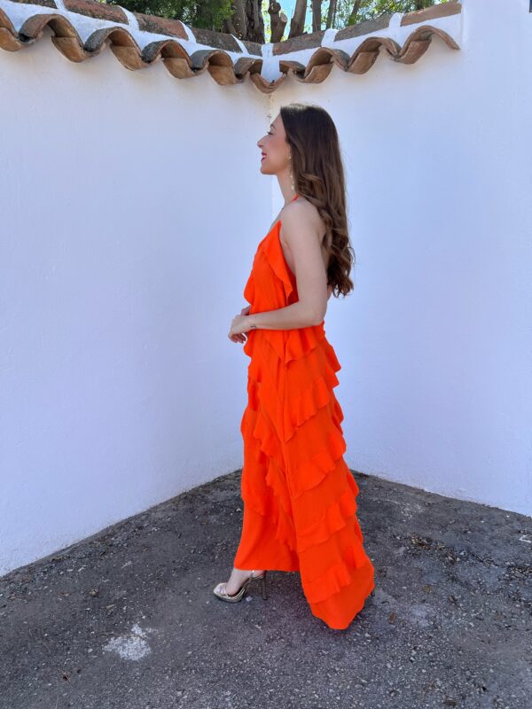 Vestido Kiara Naranja - Imagen 2