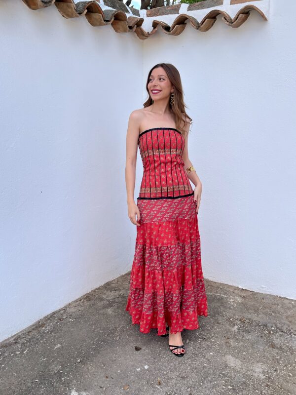 Vestido Indio Seda