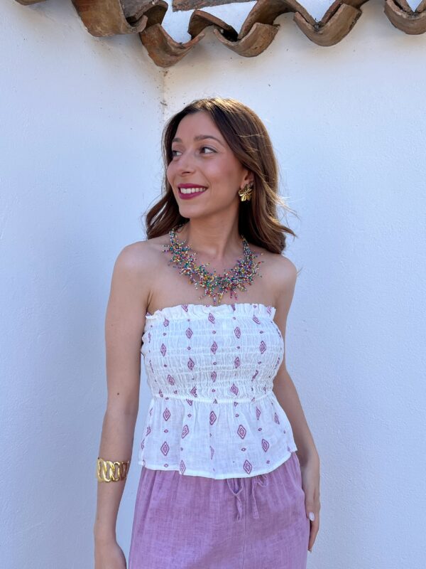 Top Grecia Morado