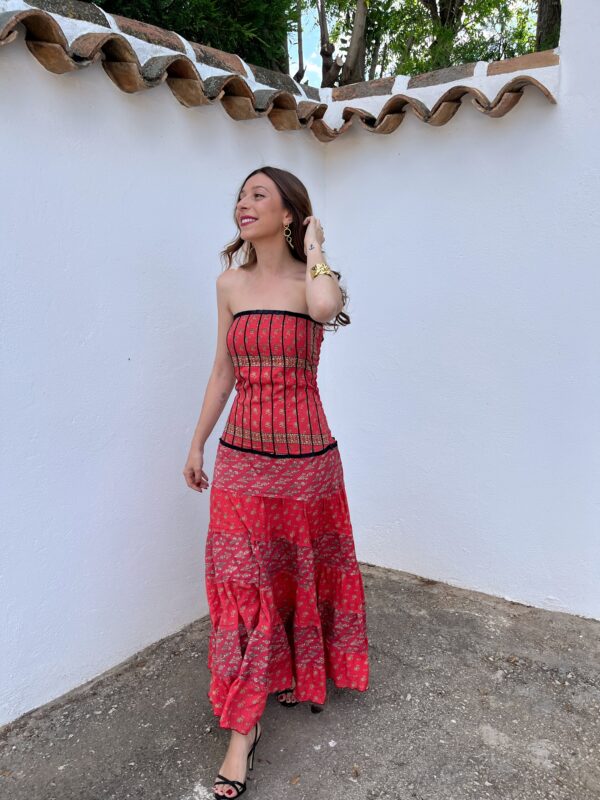 Vestido Indio Seda - Imagen 6