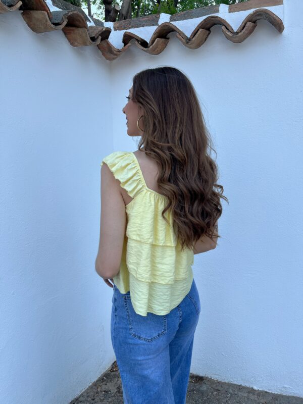 Top Camelia Amarillo Pastel - Imagen 4